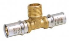 картинка Тройник с наружной резьбой 16x1/2x16 пресс-фитинги АРЕ от магазина Сантехника "АПТУС Торг"